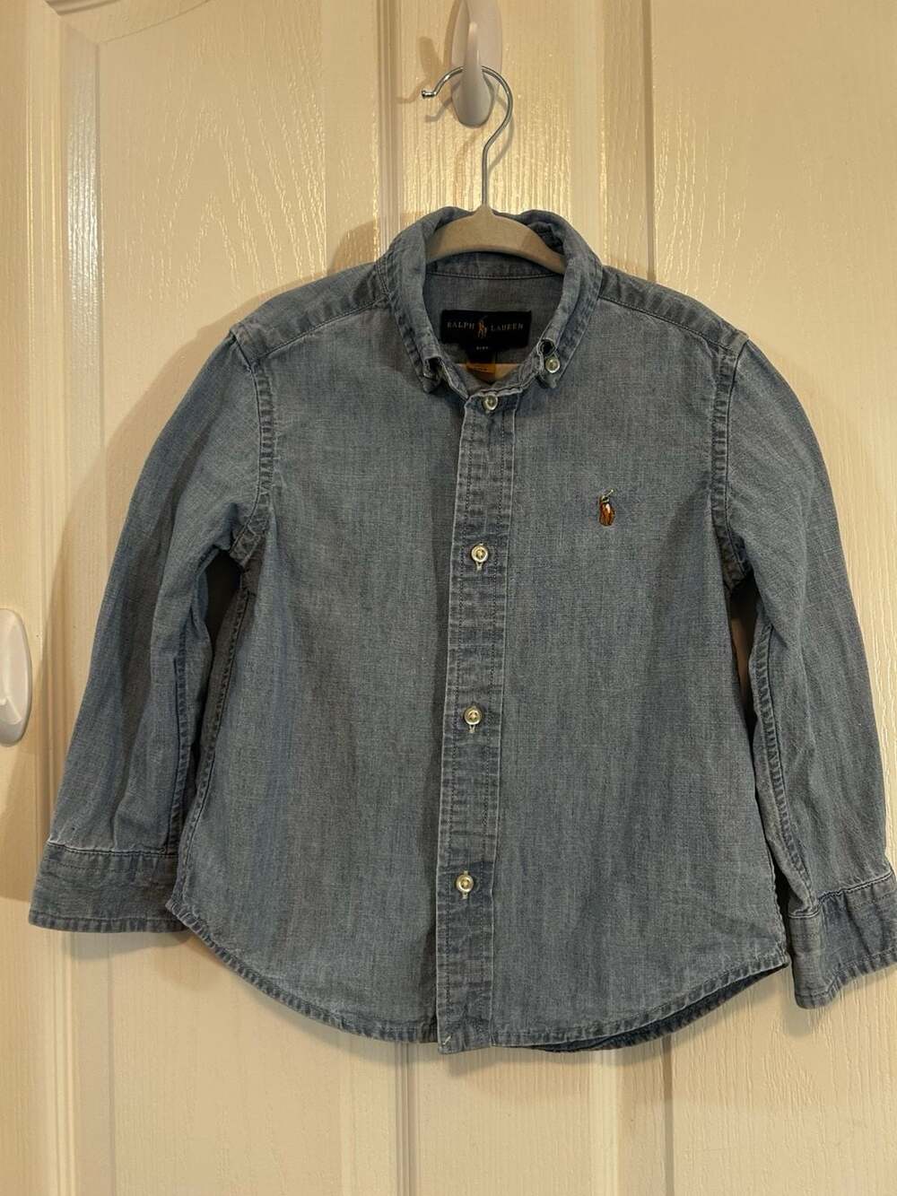 Ralph Lauren Boys Denim Button-Down Shirt Size 3/3T